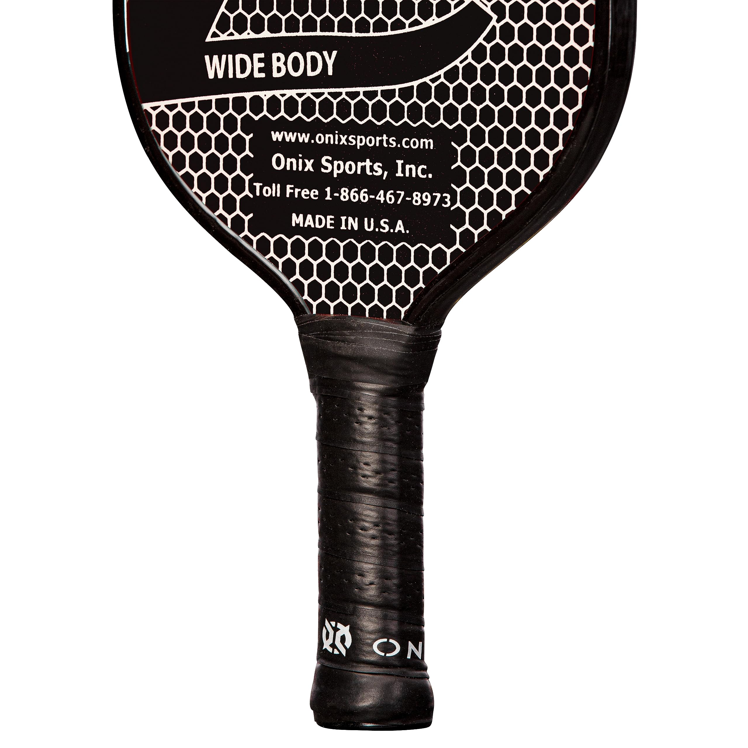 Graphite ONIX Z5 Carbon Fiber Pickleball Paddle with Wide-Body Shape, Honeycomb Core & Graphite Face