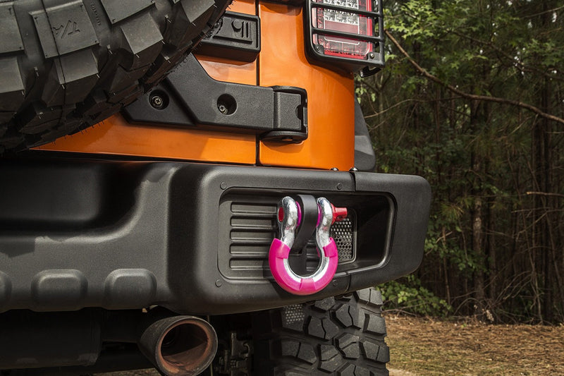 D-Ring Shackle Isolator Kit, Pink Pair, 3/4 inch | Rugged Ridge 11235.34