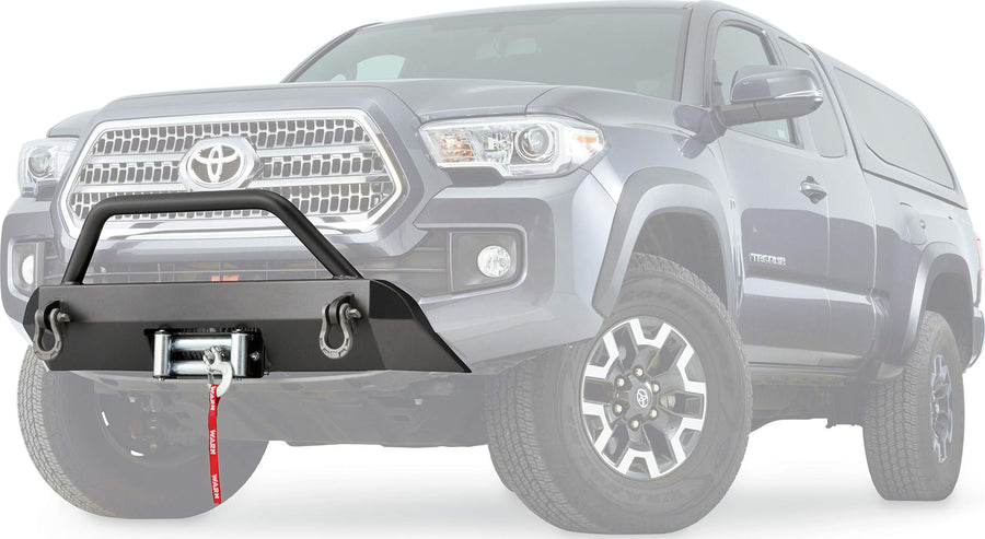 100044 WARN Semi-Hidden Winch Mount Kit for Toyota Tacoma (2016-2018) , GRAY