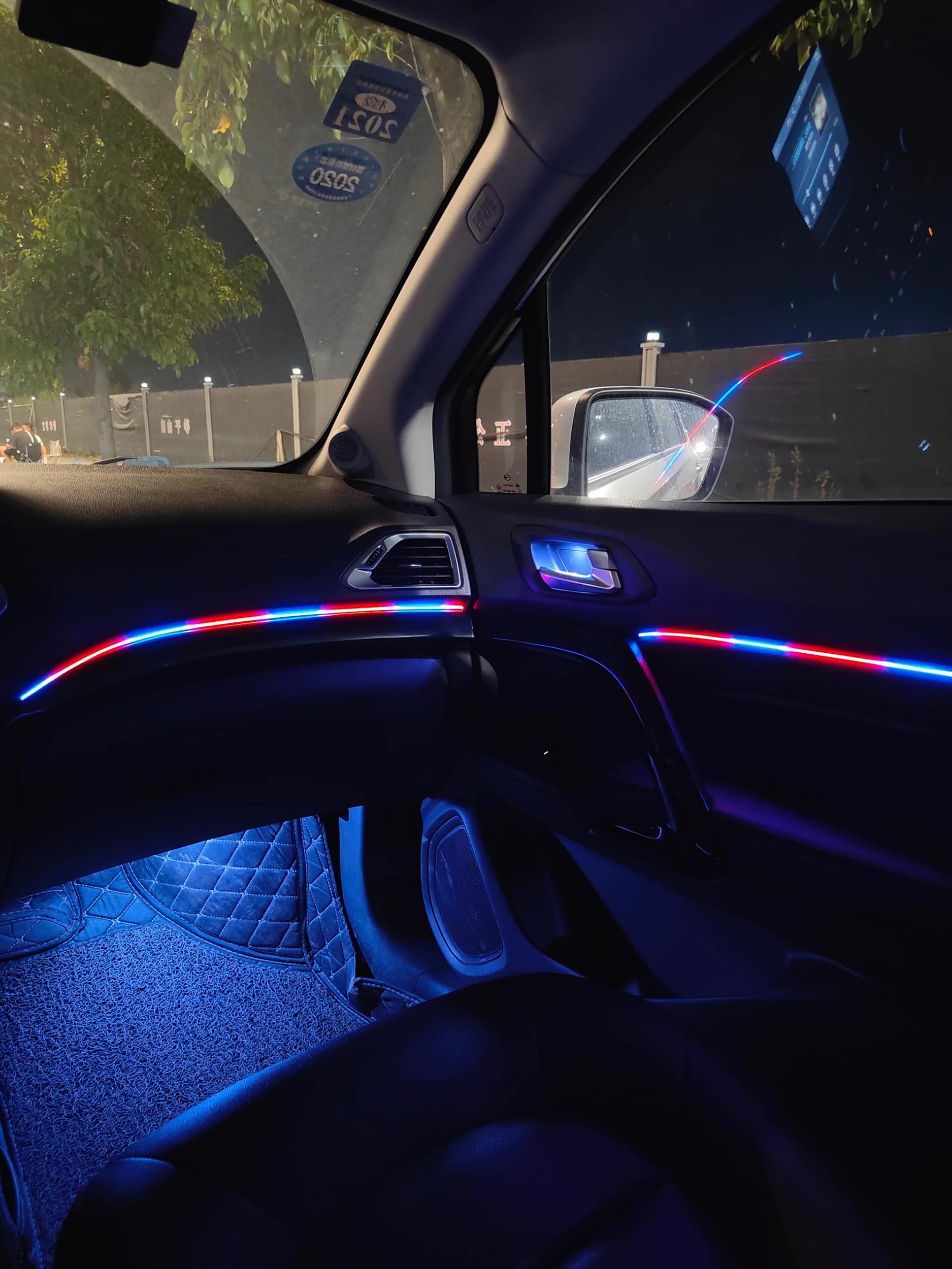 18-Piece RGBW Multicolor LED Interior Ambient Ultra-Flow Series Complete Vehicle Kit 4-Door