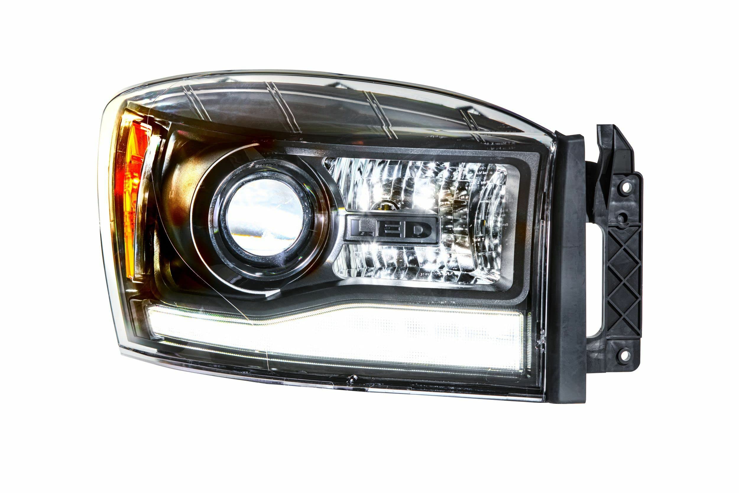 Dodge Ram XB Hybrid LED Headlights: (06-08) (Pair/ASM) Morimoto LF558