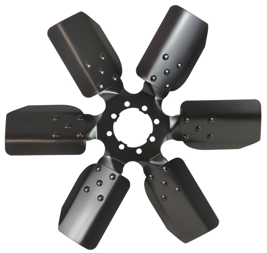 Heavy Duty Derale 17917 Fan Blade Series 1000 17" Steel Clutch Fan Reverse Rotation , Black