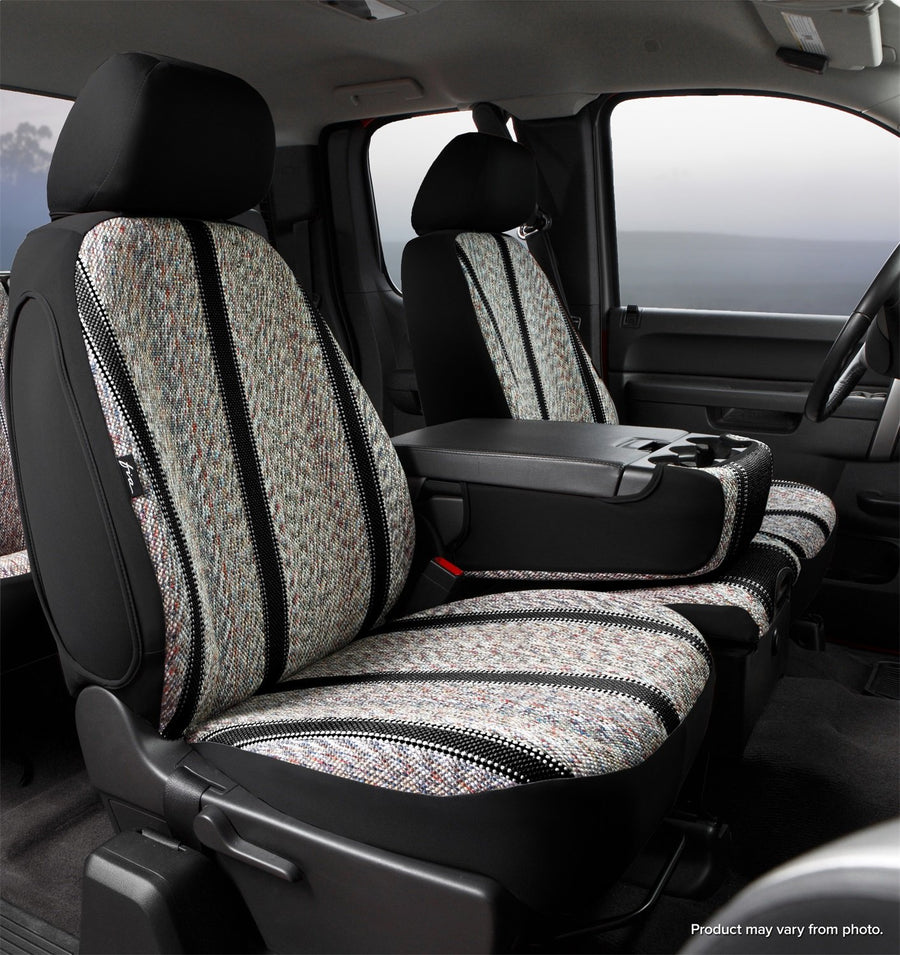 Custom Fit Fia TR49-13 GRAY Bucket Seats Front Seat Cover - Saddle Blanket, (Gray)