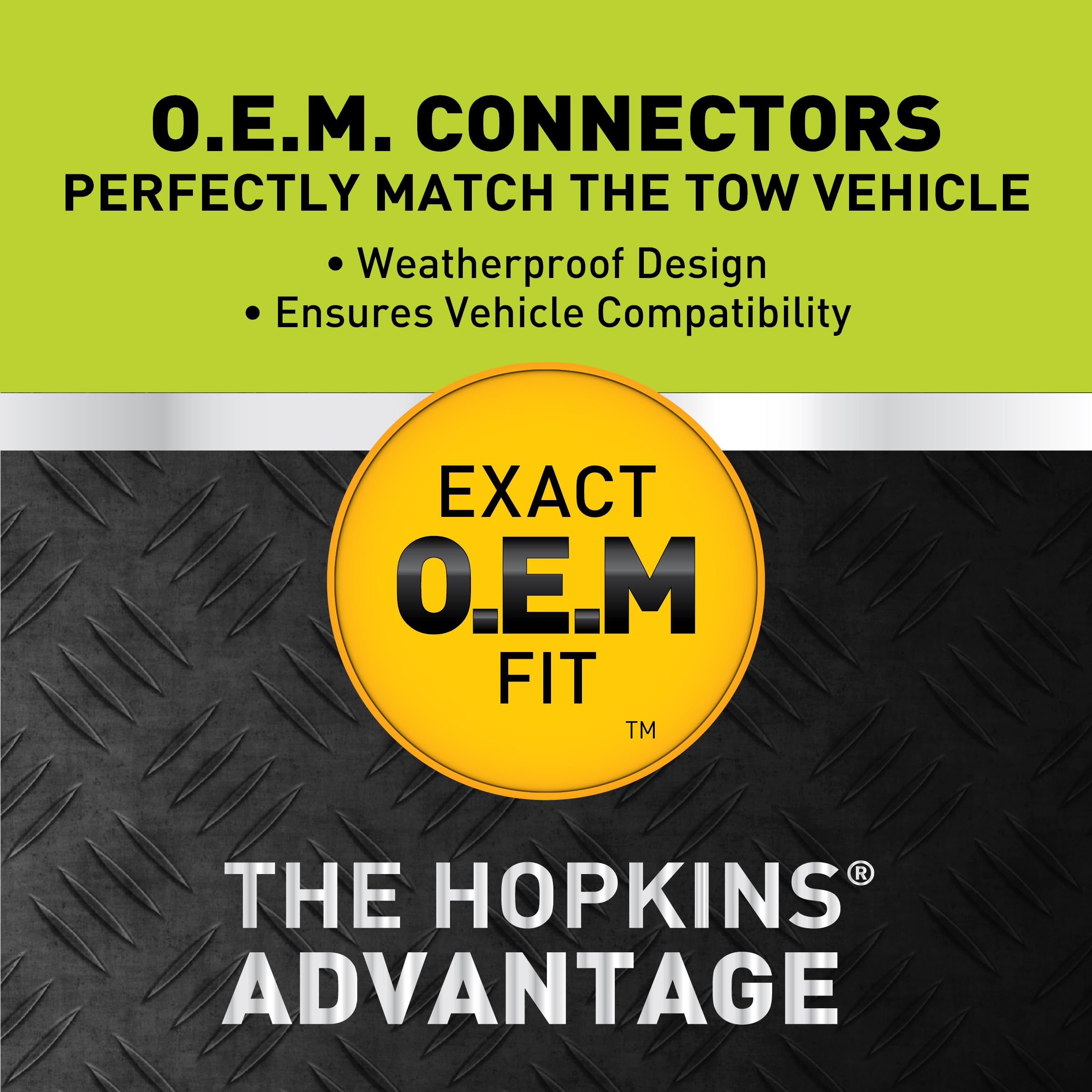 Hopkins Endurance Towing Solutions 40920 7 Blade and 4 Flat Twist Mount Multi-Tow Connector