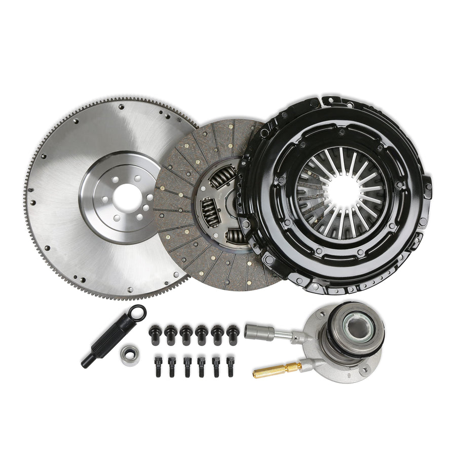 Complete Clutch, Flywheel, and Release Bearing Kit Holley 319-575 - 12.0 Inch - 1-1/8" x 26 spline - up to 550 hp