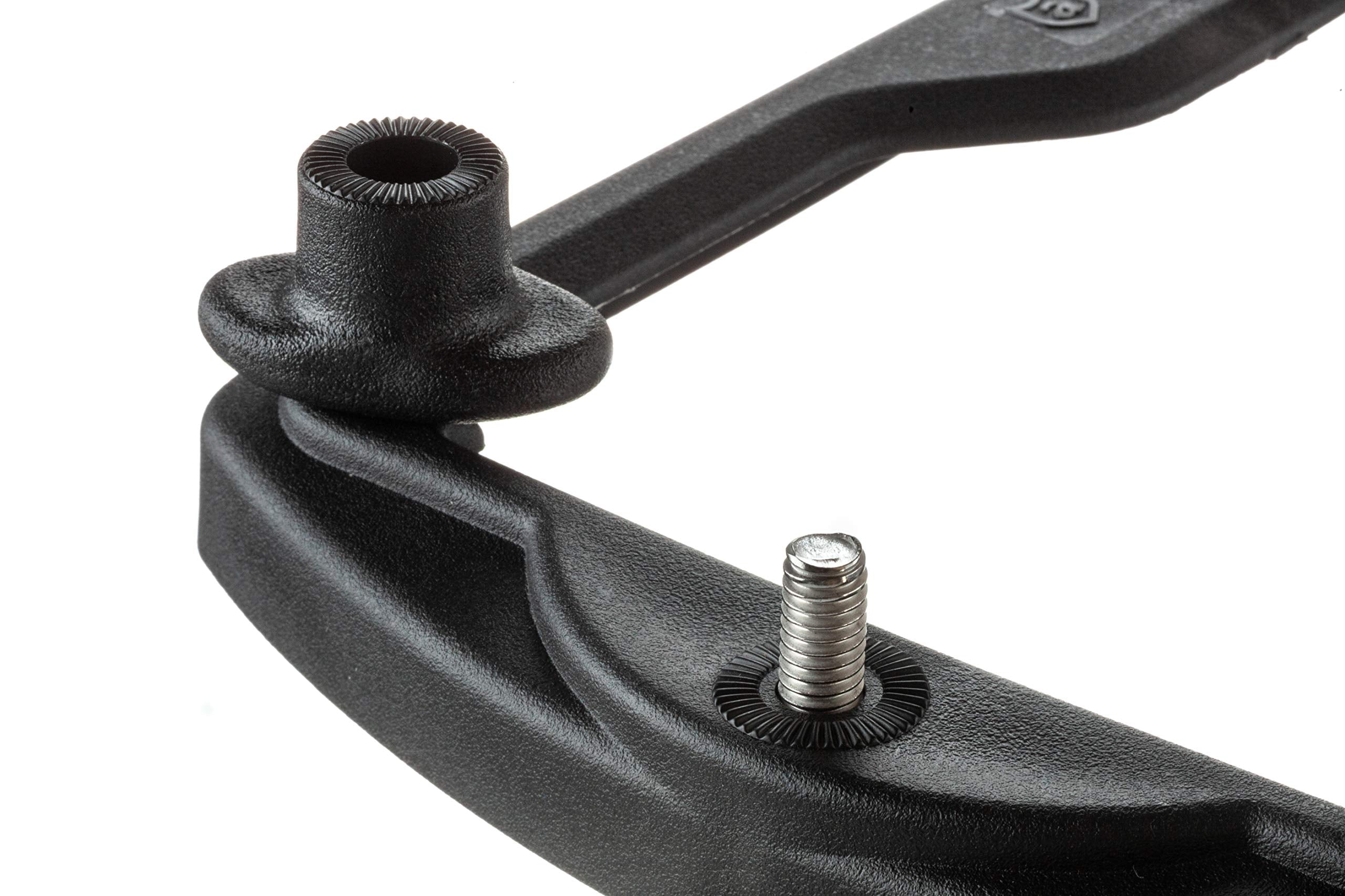 24 Series Attwood 9096-5 USCG-Approved Heavy Duty Adjustable Hold-Down Marine Boat Battery Tray, Black