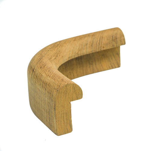 Outside Corner Edge Molding Whitecap Teak