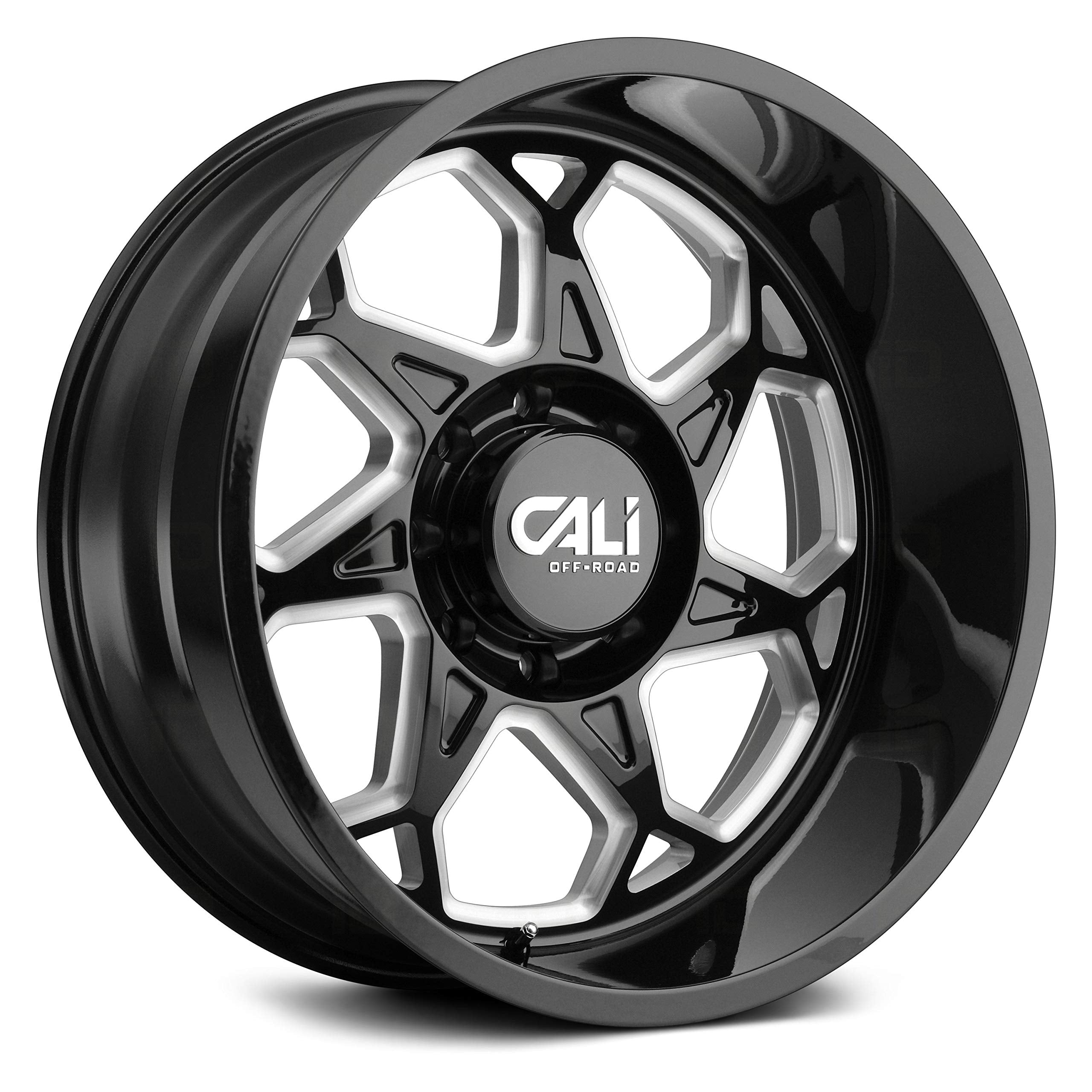 Black CALI OFF-ROAD SEVENFOLD Wheel with Painted (20 x 12. inches /6 x 135 mm, -51 mm Offset)