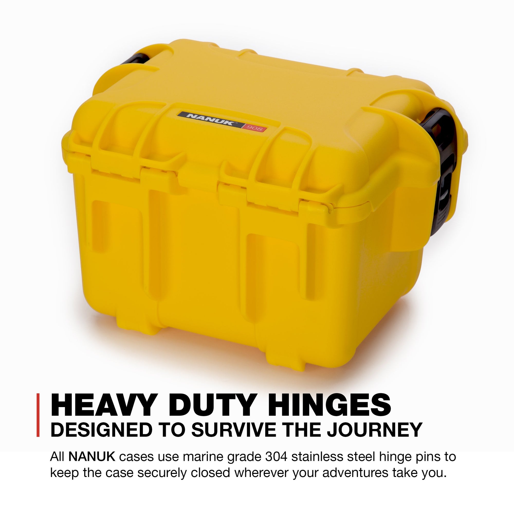 Waterproof Nanuk 908 Hard Case - Yellow