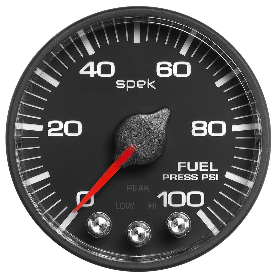 Gauge AUTO METER P514328 Fuel Press (Spek-Pro - Nascar 2-1/16" 0-100 Psi, BFB, ECU, Spek)