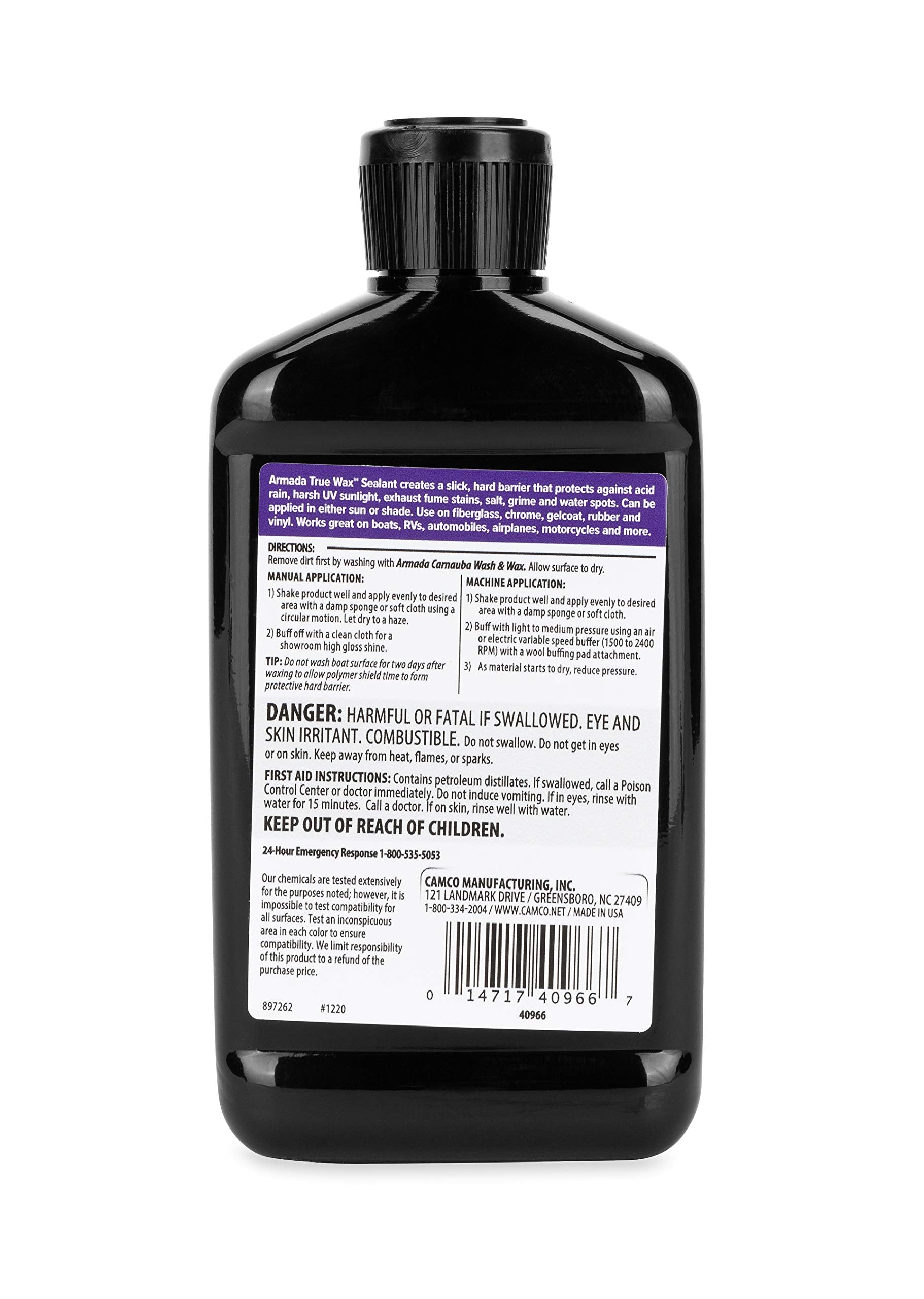 Armada Camco True Wax Sealant - 16 oz