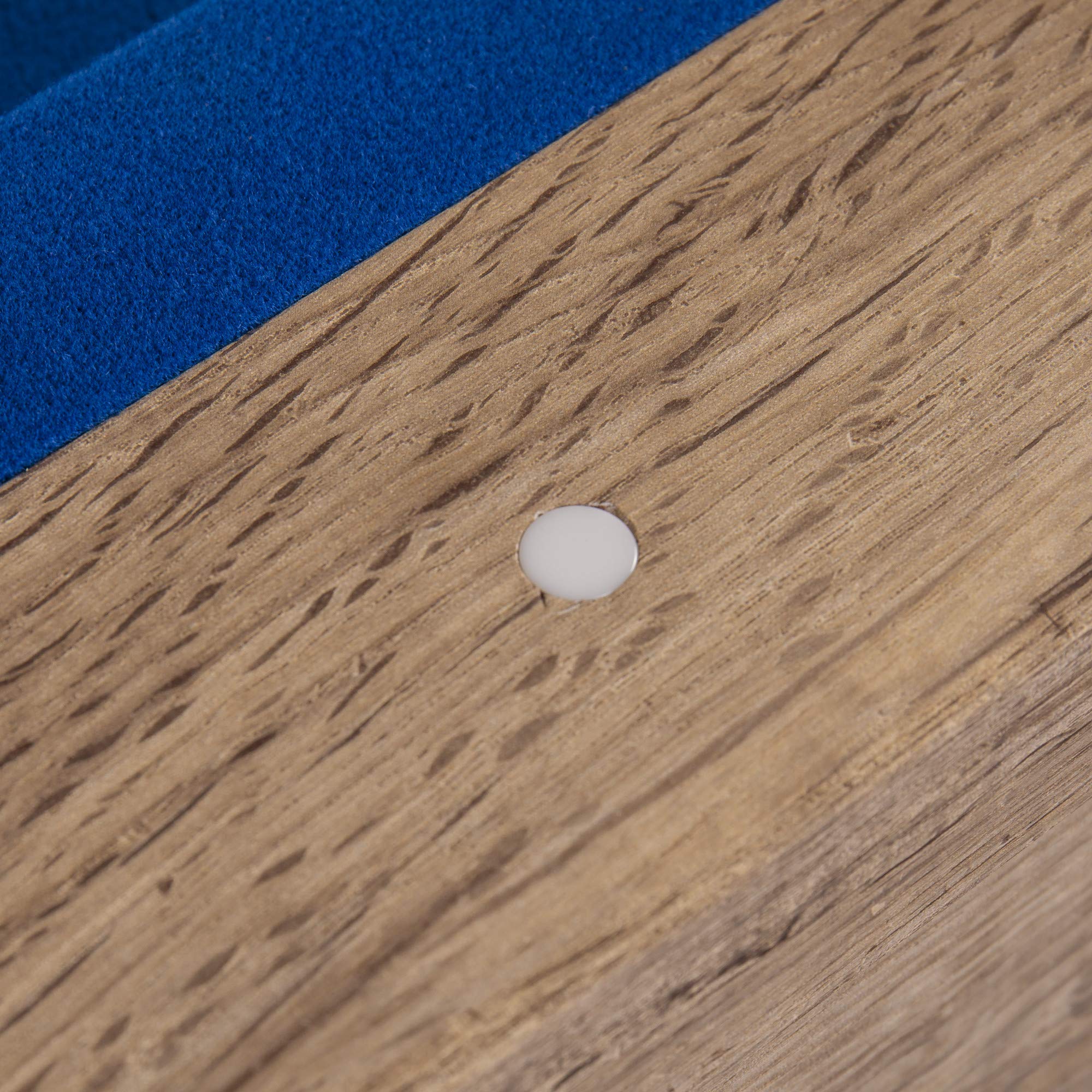 Kirkwood American Legend 84” Billiard Table with Rustic Blond Finish, K-Shaped Legs and Royal Blue Cloth