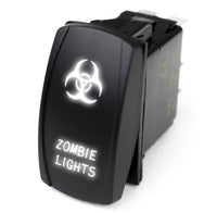Rocker LED Switch w/White LED Radiance