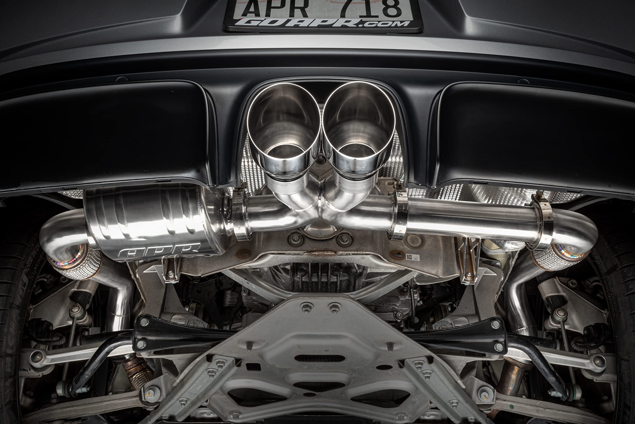 APR Optional Muffler CBK0028 Left Side APR CBK0024 Cat-Back