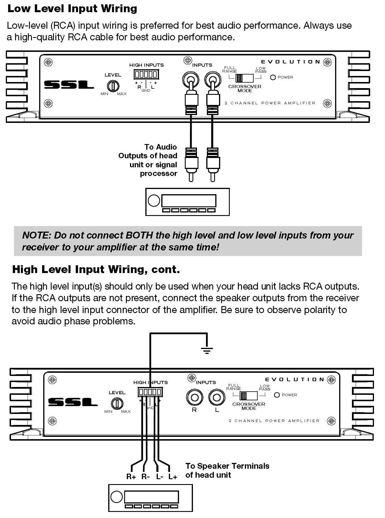 Sound Storm EV2.200 Laboratories 2 Channel Car Audio Amplifier - 200 High Output, 2-8 Ohm Stable, High/Low Level Inputs, Hook Up to Subwoofer for Bass