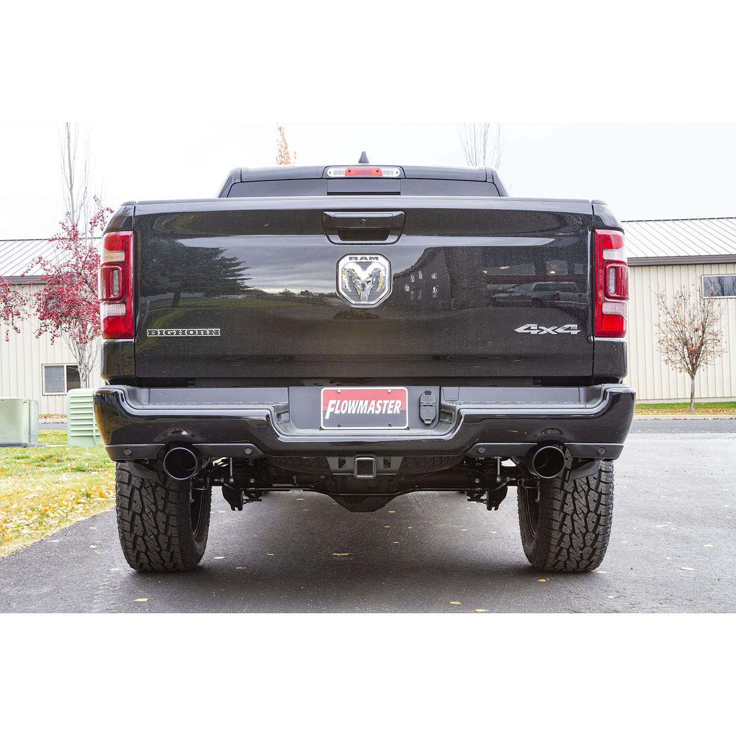 Flowmaster FlowFX 717889 Cat-Back Exhaust Kit 3 Inch Dual 2.5 Inch Tailpipes Stainless Steel 4.5 Inch Black Ceramic Tips Compatible with 2019-2024 RAM 1500 New Body 5.7L with Dual Exhaust