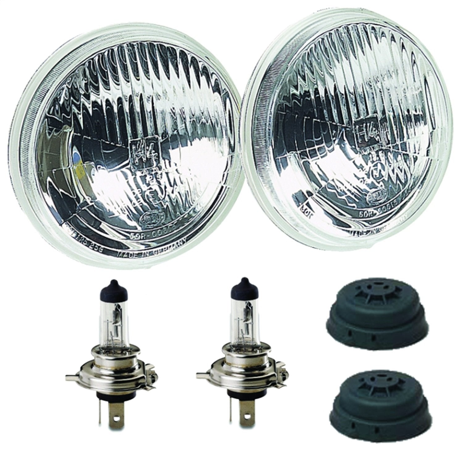 HELLA 135mm H4 High/Low Beam Halogen Conversion Headlamp Kit 002850811