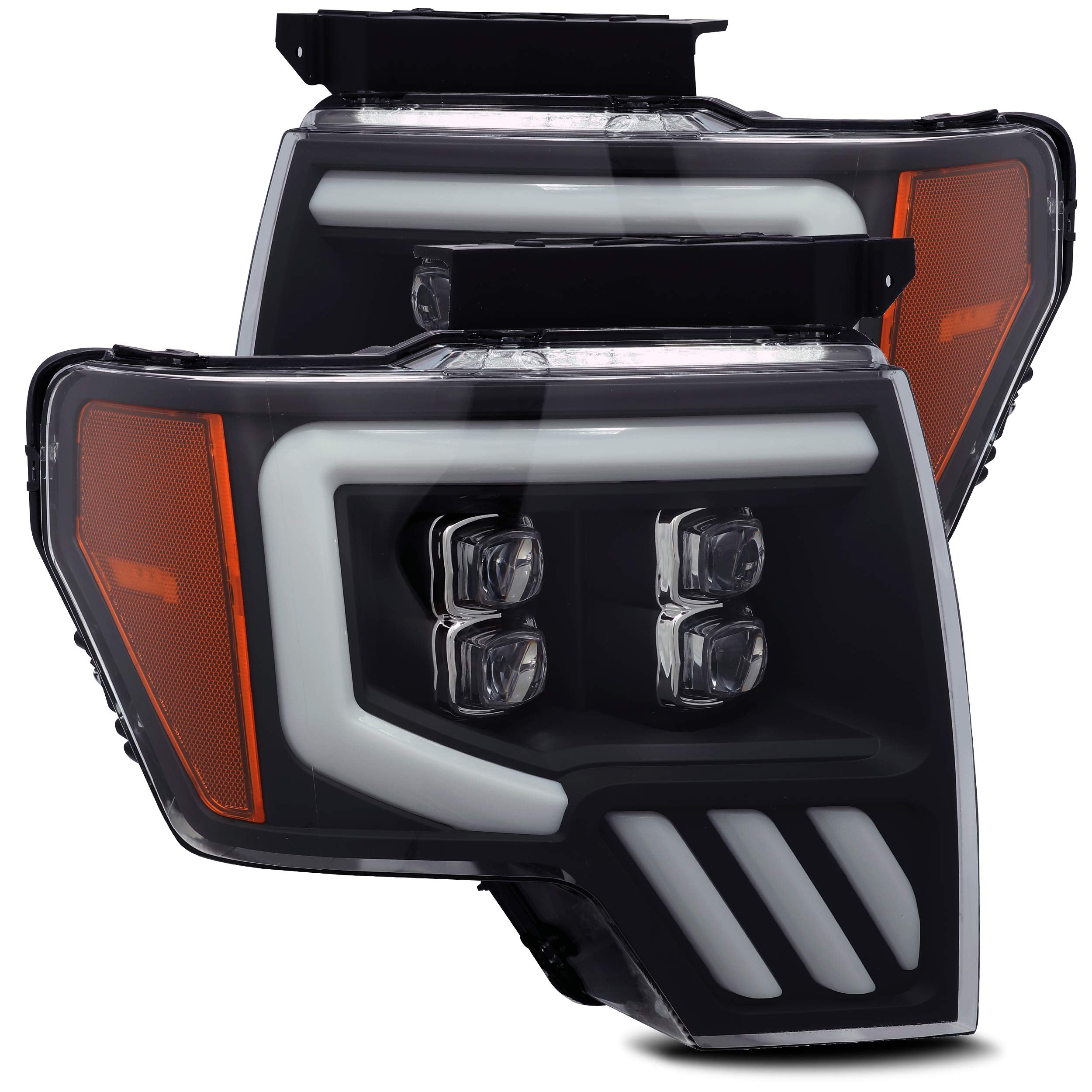 880192 AlphaRex USA Projector Headlamps Fits Ford F-150