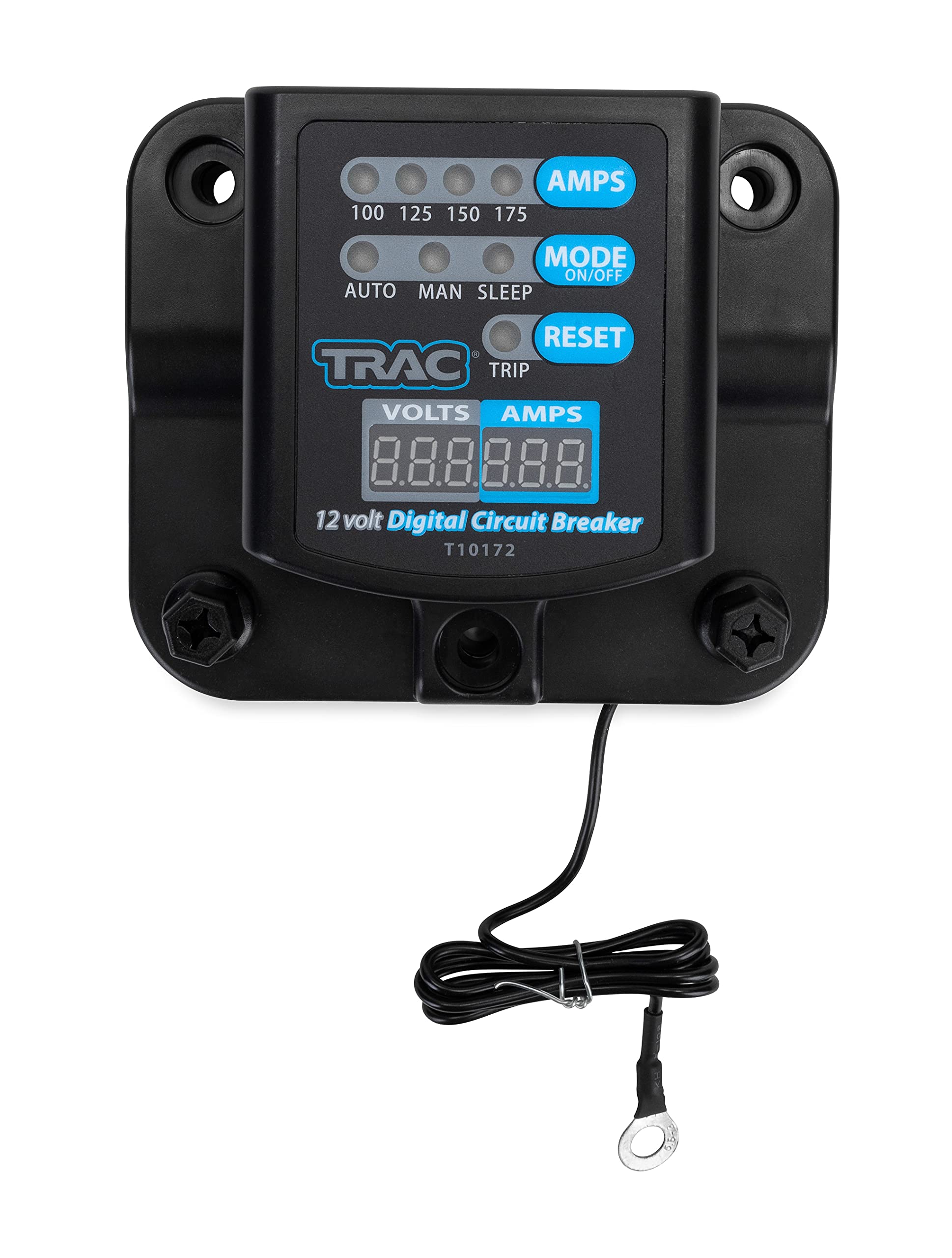 Trac Outdoors Digital Circuit Breaker with Display, 75-175 Amp - Design Innovative Eliminates the Inaccuracy of Thermal Breakers - Waterproof (69403)