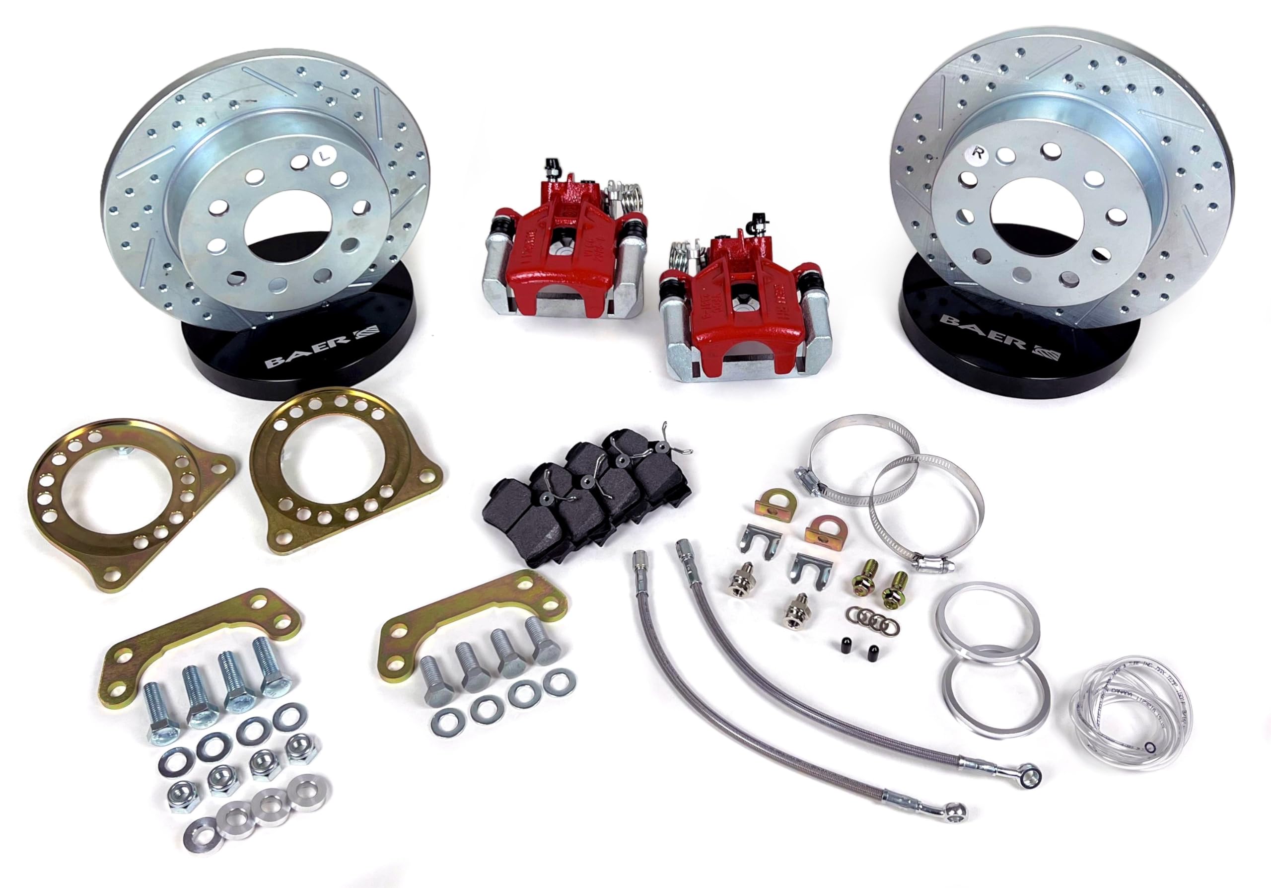 10.5" Clsc Brake Sys Rr Red Gm 10/12 Baer Brakes (4302530R)