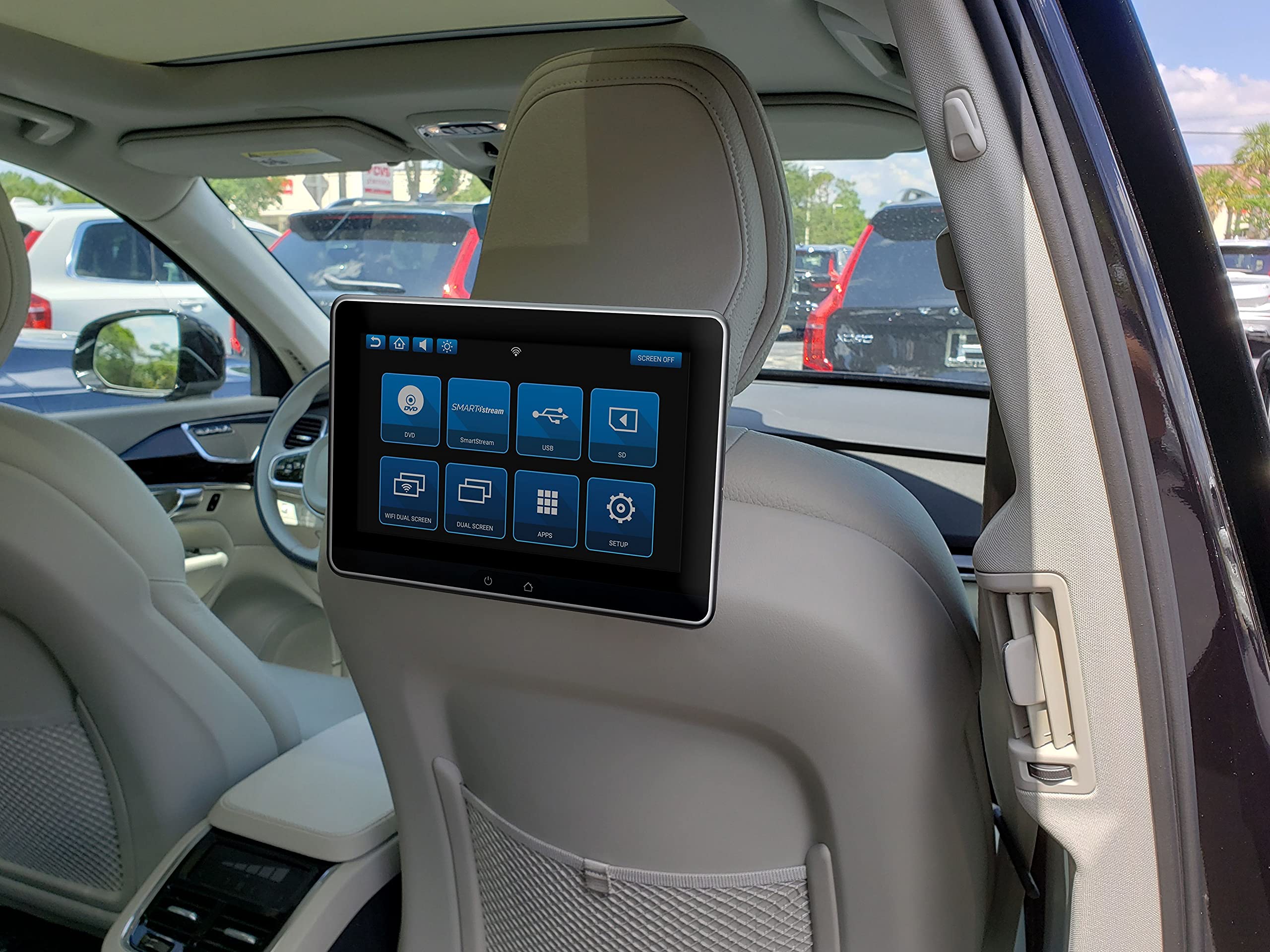Dual 10.1" Audiovoxx AMAVXSB10UHD2 Rear-Seat Entertainment System w/DVD Player