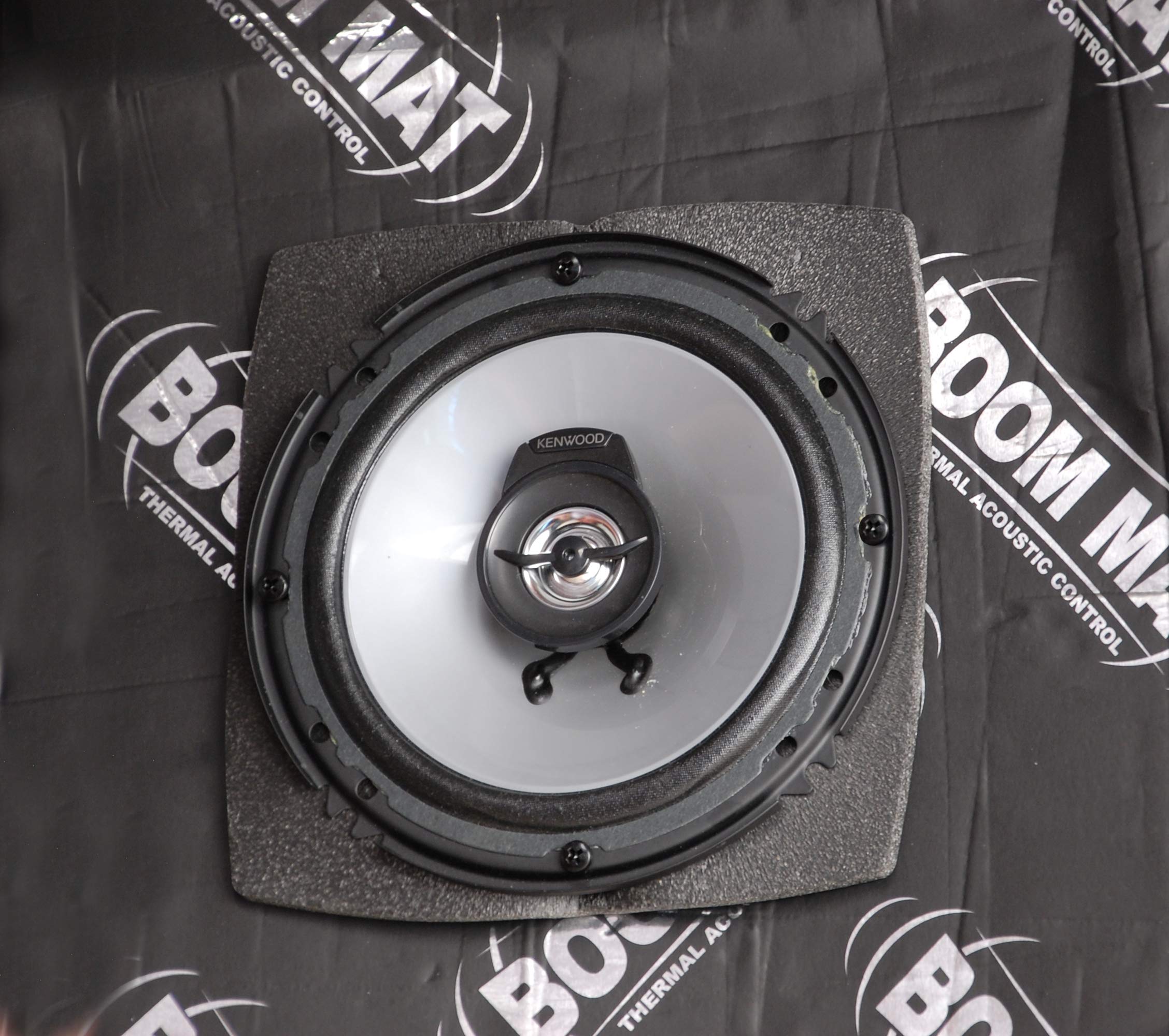Design Engineering DEI Boom Mat 050370 Speaker Baffles, 6" x 8" Oval (Pack of 2)