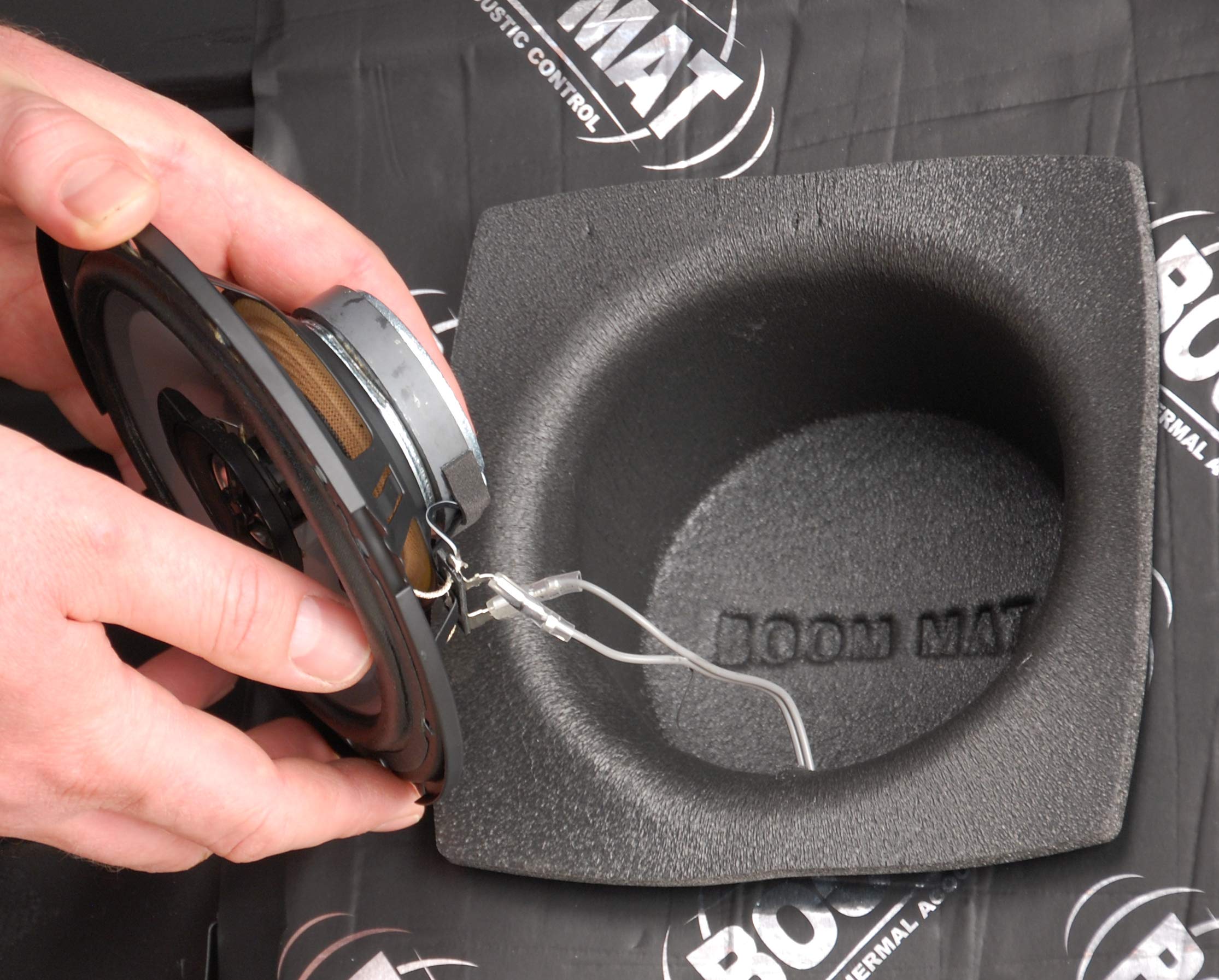 Design Engineering DEI Boom Mat 050340 Speaker Baffles, 6.75" Round (Pack of 2)