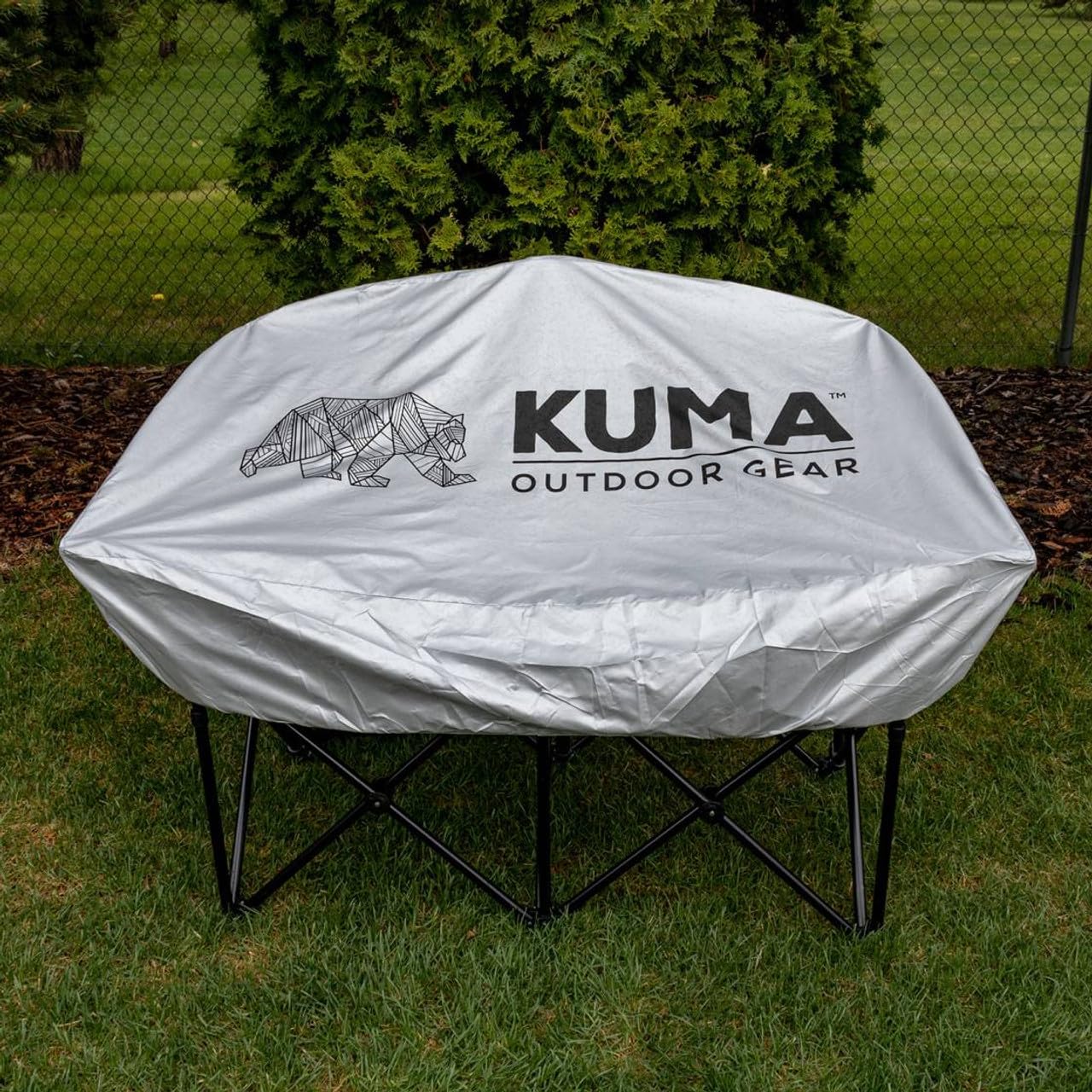 Bear Kuma Buddy Chair Cover, Silver