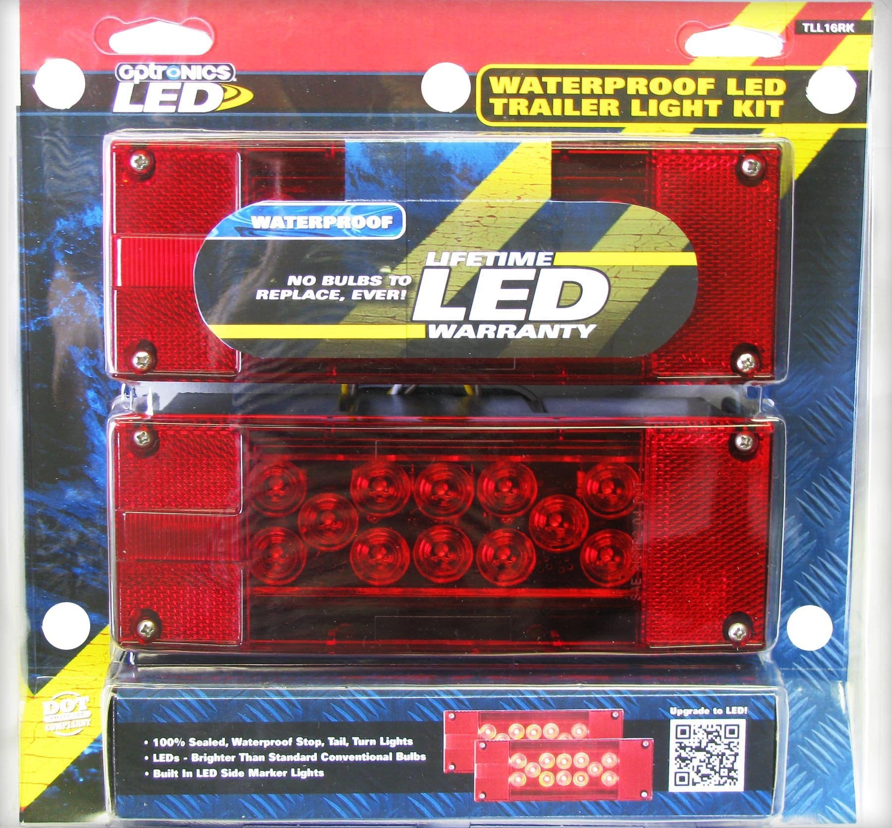 Optronics Combination Tail Light Kit Red LED TLL16RK