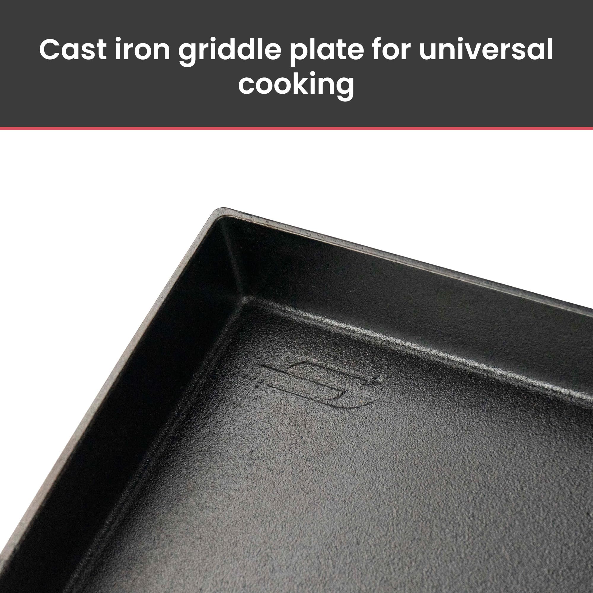 18" Suburban Signature RV Griddle with Quick Connect and 1 lb. Bottle Adapter - Compact Stowable Design, 20% Hotter Than Comparable Units, CSA Certified for RV Outdoor Use (4062A)