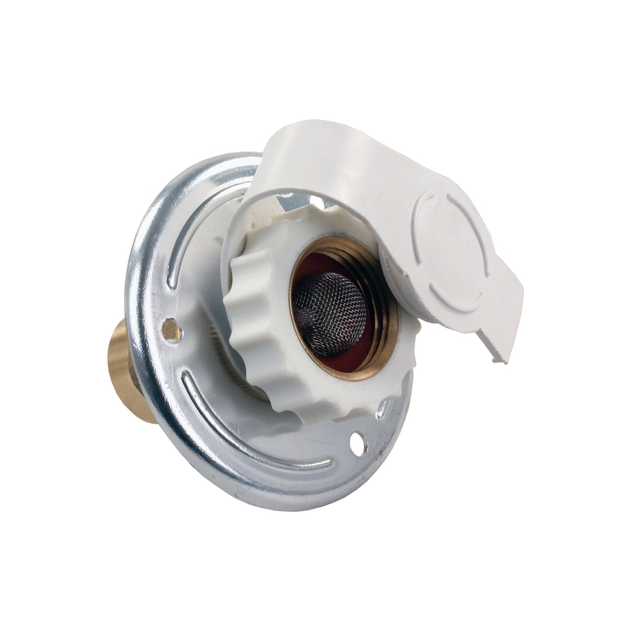 Aluminum JR Products City Water Flange - 1/2" FPT x 3/4"