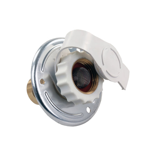 Aluminum JR Products City Water Flange - 1/2" FPT x 3/4"