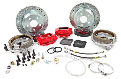 BAER BRAKES Brake System 4302337R-BKCZ (12" Rear SS4 with Park Brake Red 78-87 GM G Body Stock 10 Bolt Rear), 1 Pack