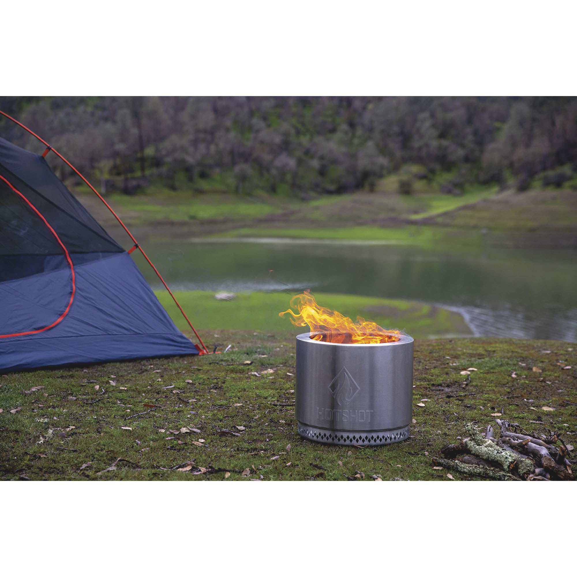 Hotshot GHP Group Traveler Wood Burning Firepit, 15in. Dia. x 12 1/2in.H, Model# 52259