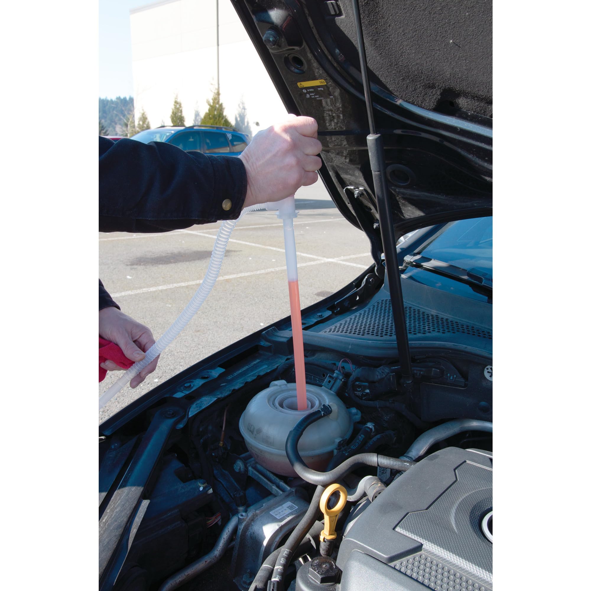 1542 Performance Tool Fuel & Fluid Transfer Siphon Pump, HDPE Plastic, Solvent-Resistant, 3 GPM Flow Rate, Simple Siphon Action