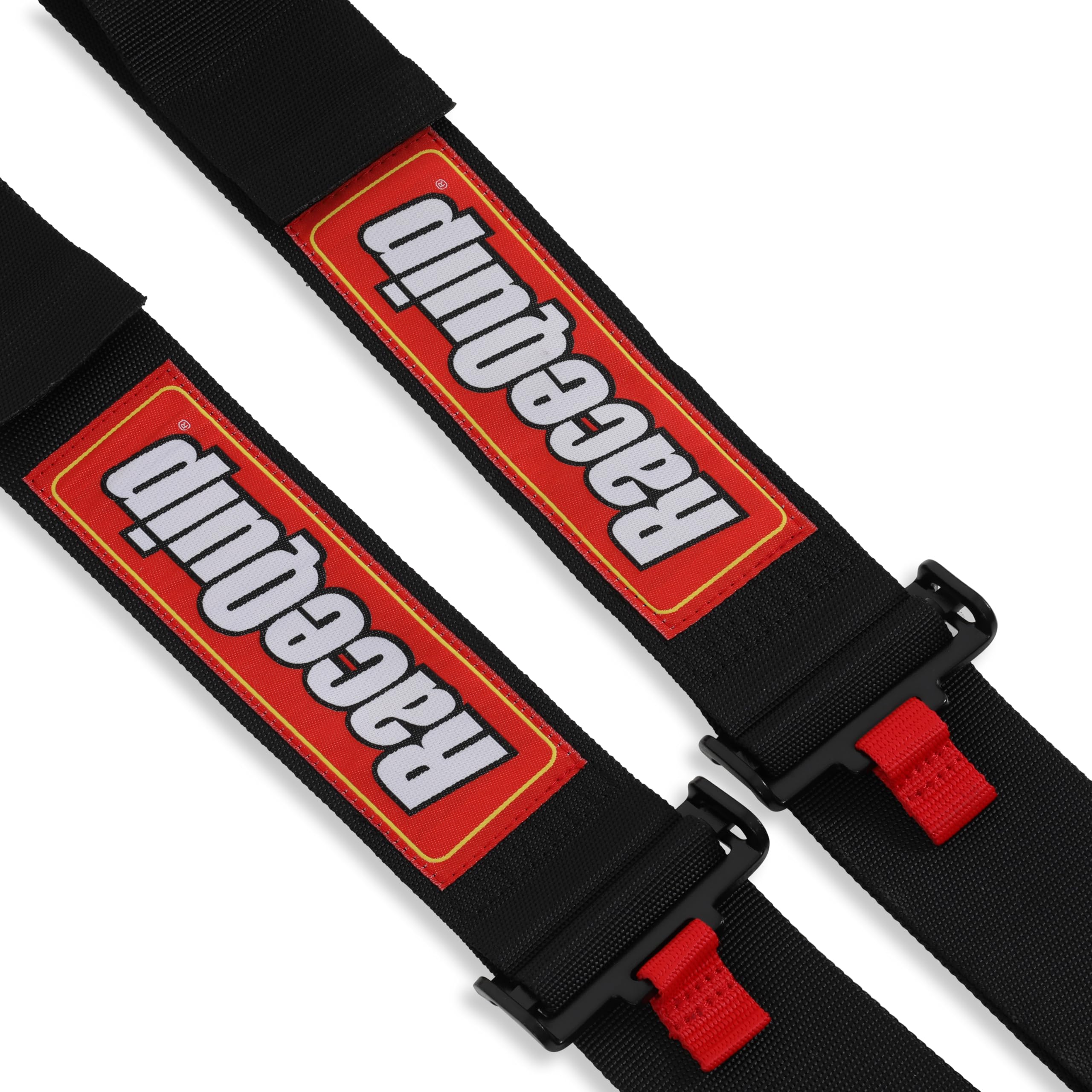 Pair Racequip Black 5 Point Harness with Individual Shoulder Belt Set of 2