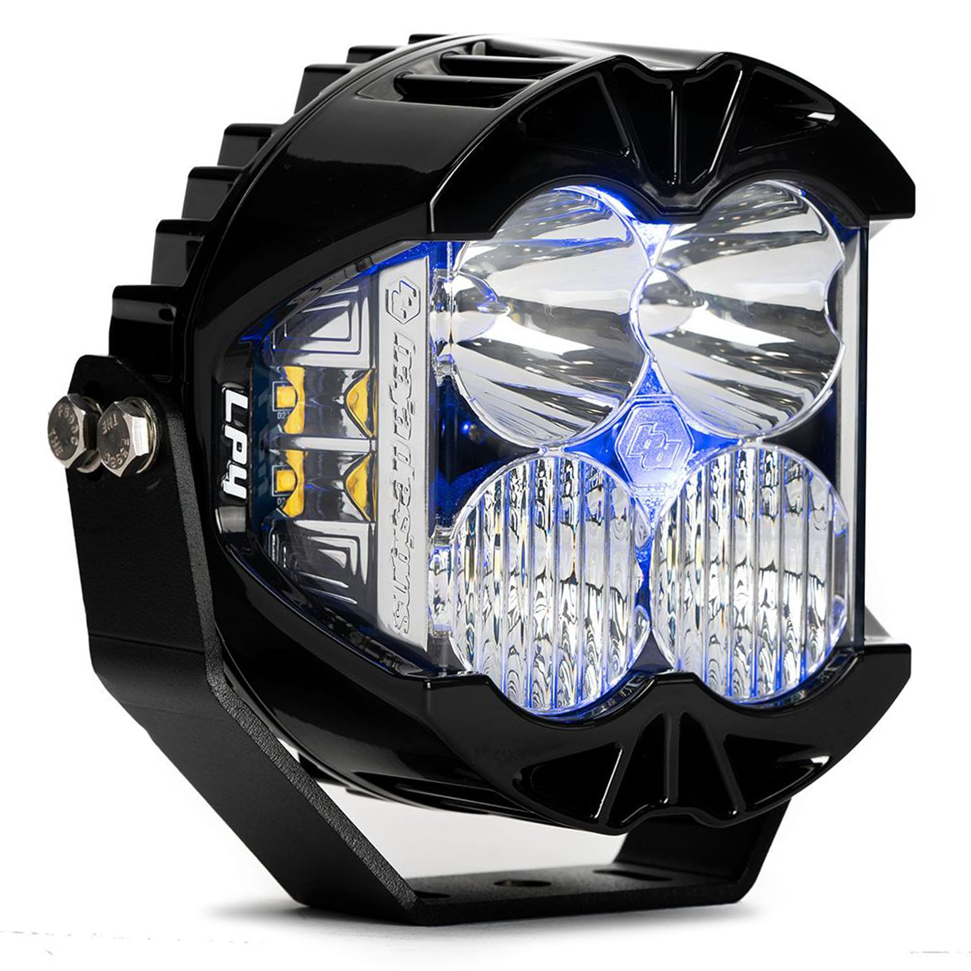 LP4 Pro Baja Designs LED Light Pod with Backlight - Universal Fit, Lifetime Protection (Driving/Combo; Blue)