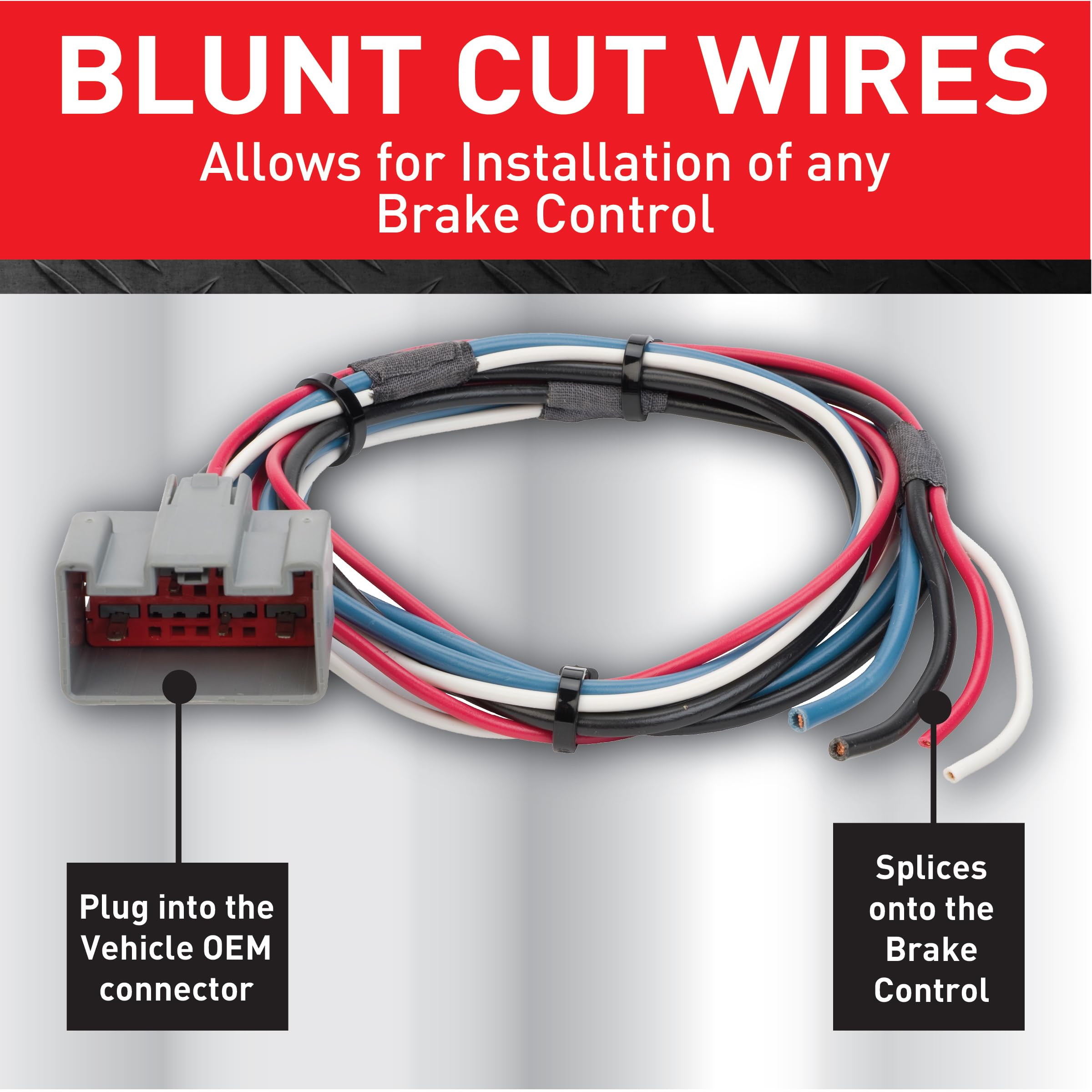 Plug-In Simple Hopkins 47825 FORD Brake Control Connector (Universal), Compatible Selected Ford and Lincoln Models (Please Verify VEHICLE APPLICATION)