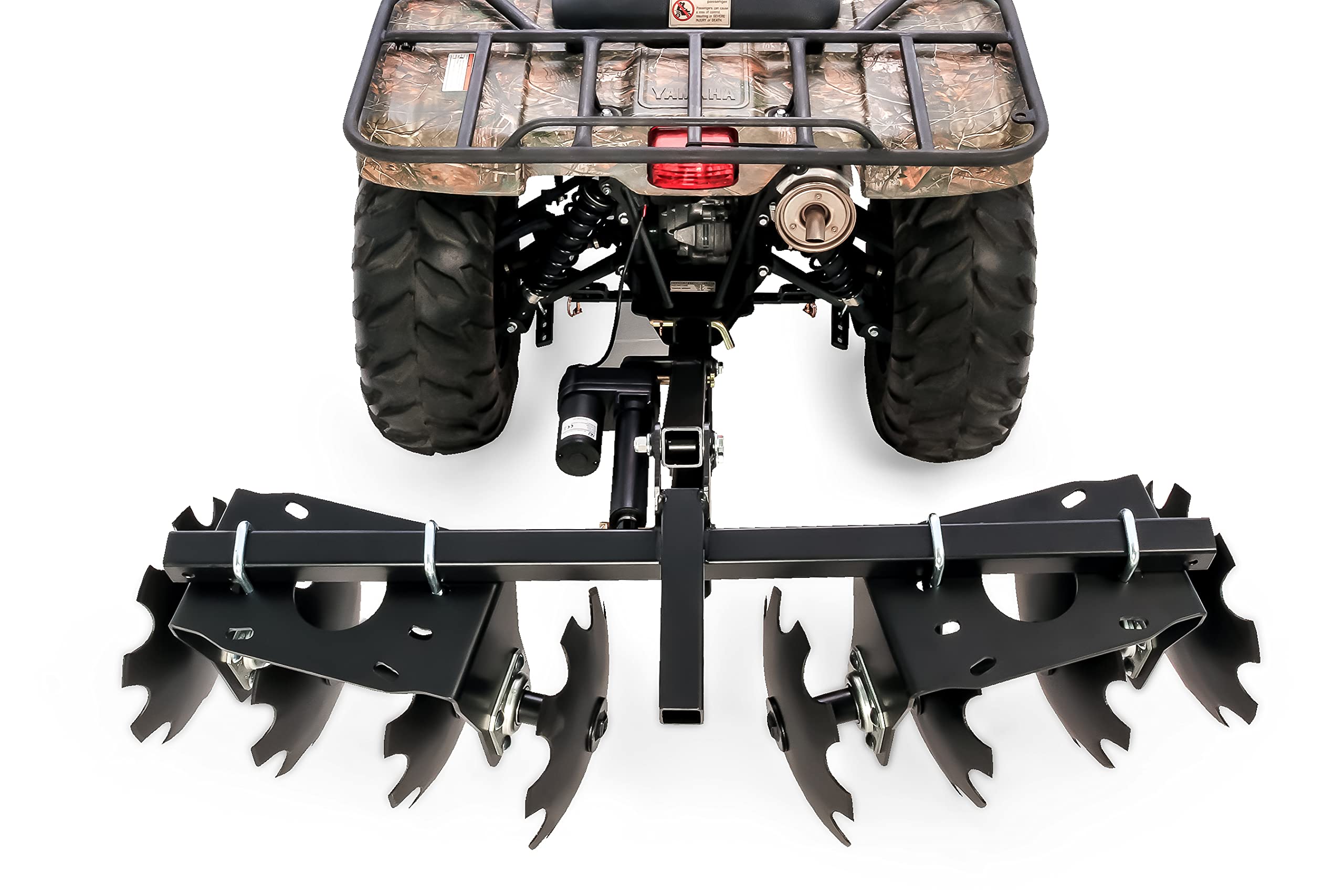 Camco Black Boar ATV/UTV Disc Harrow Implement | Specifically Designed to Break up Tough Ground Thoroughly | (66001)