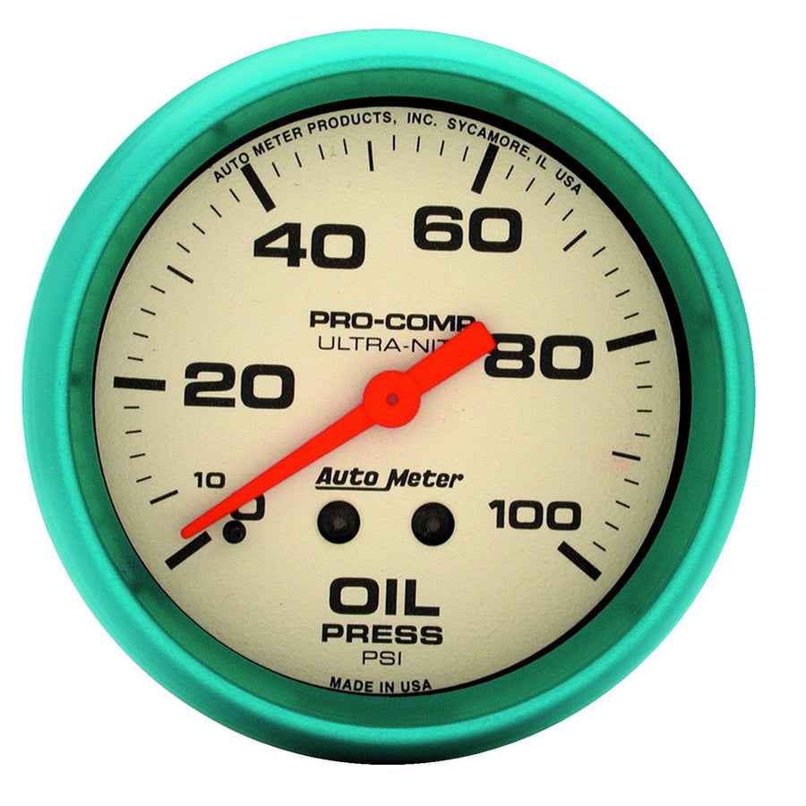 Ultra-Nite Auto Meter 4521 Oil Pressure Gauge