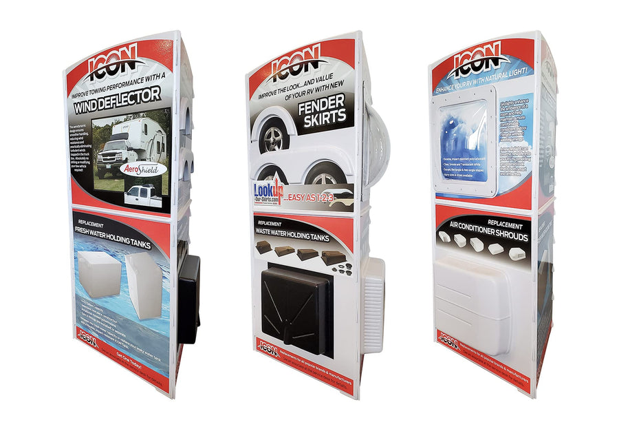 Tri Panel ICON 12200 Display