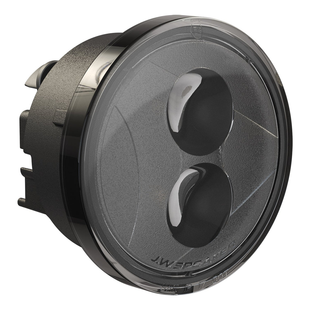 Model 239 J2 12V DOT/ECE LED Round Turn Signals J.W. Speaker 0346503 with Smoked Lens - 2 Light Kit