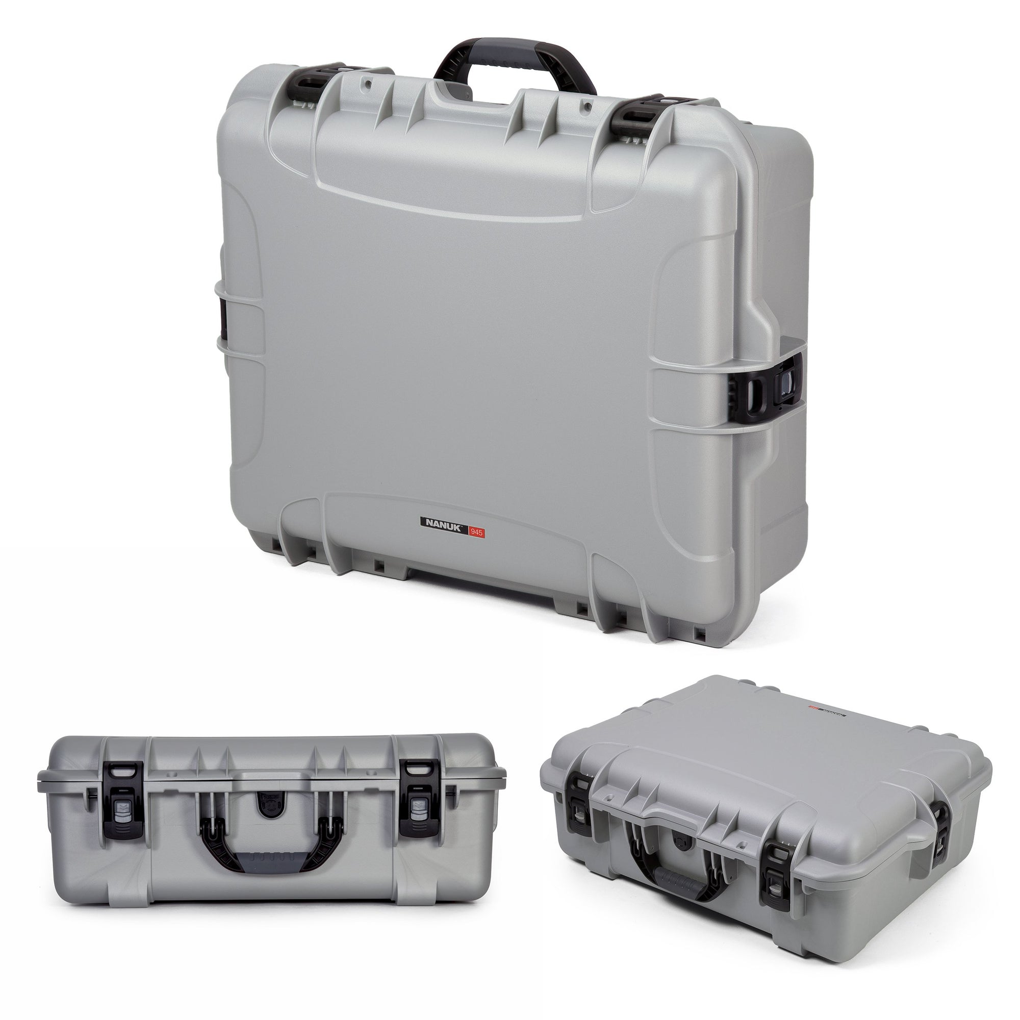 Waterproof Nanuk 945 Hard Case with Padded Dividers - Silver