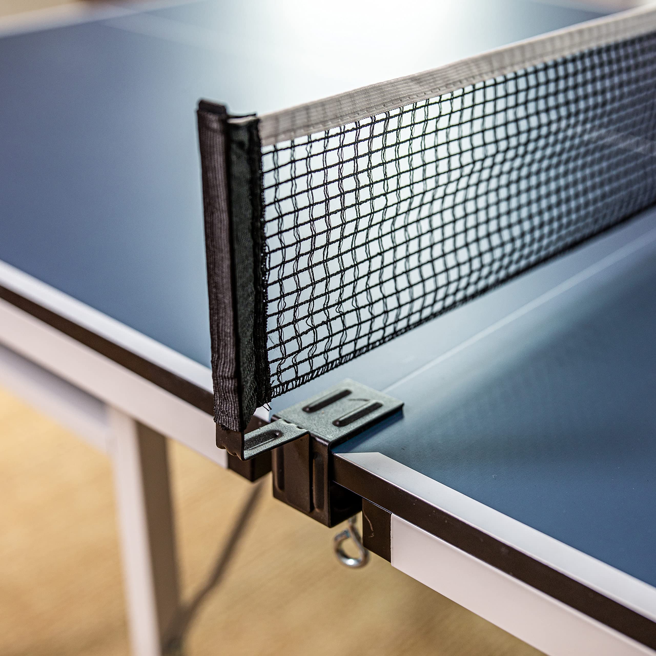 Mid-Size Portable STIGA Space Saver Table Tennis Table - Compact Storage Fits in Most Closets – Includes Ping-Pong Net & Post - No Assembly Required