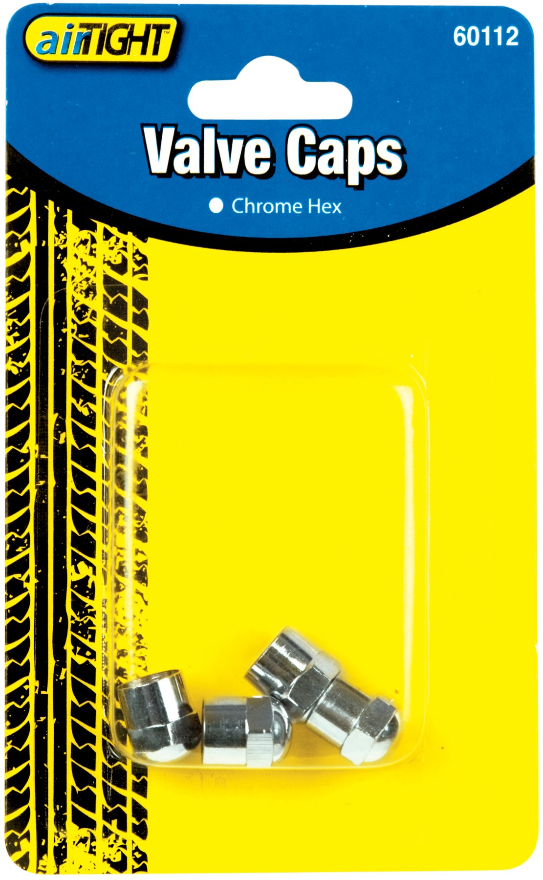 Chrome Performance Tool Hex Valve Caps 60112