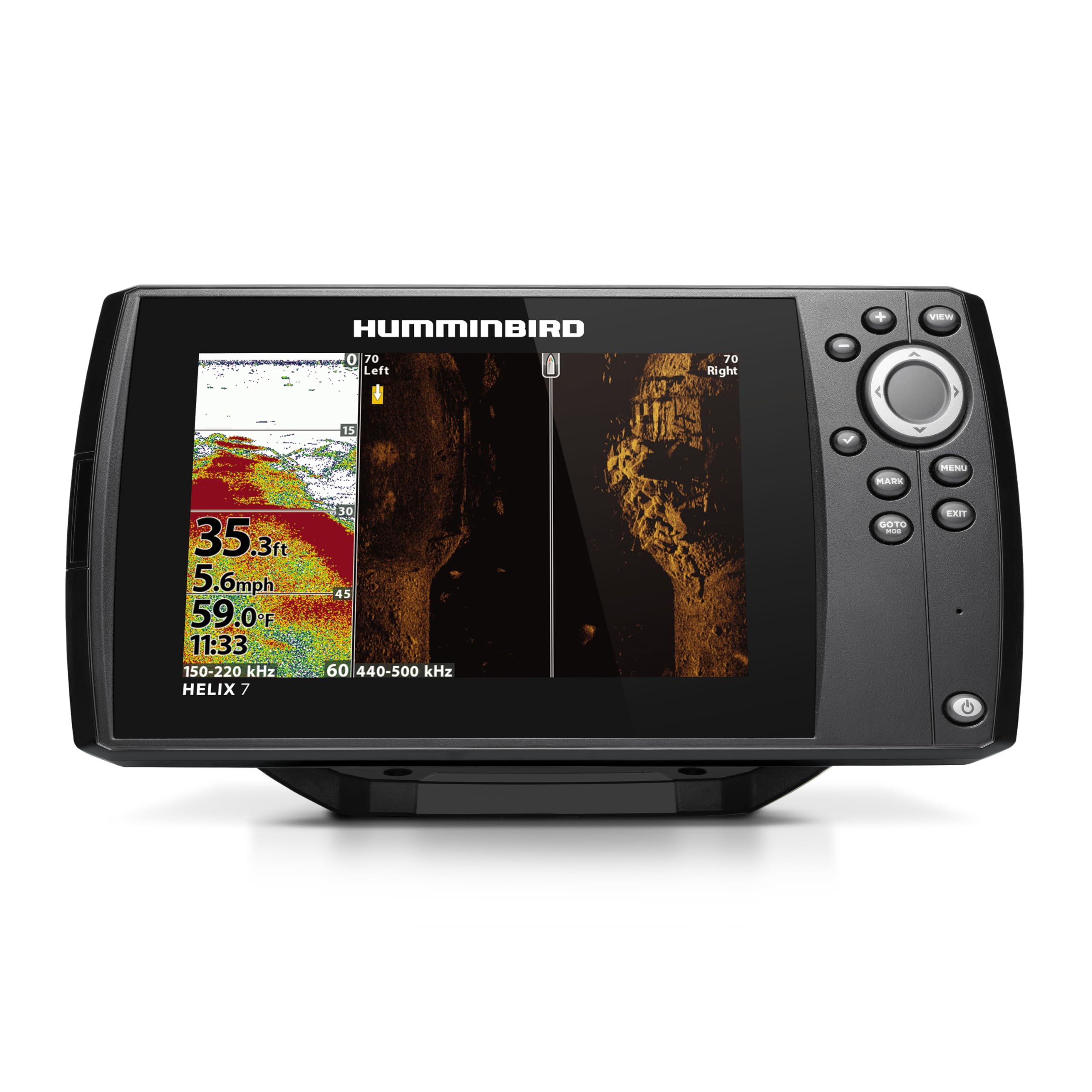 Helix 7 Humminbird Chirp SI GPS G4, Black (Renewed)