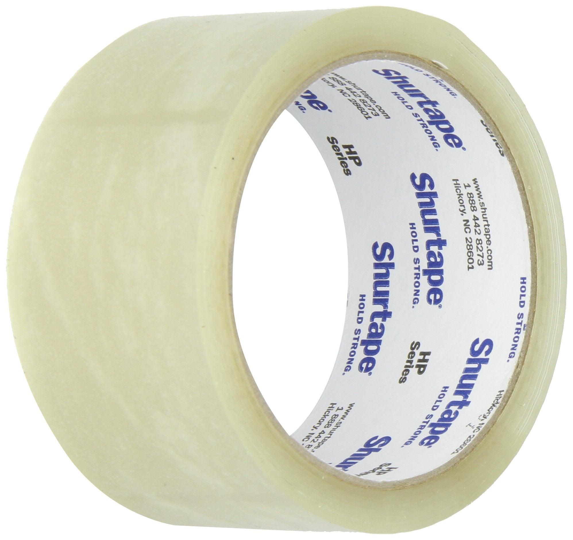 Shurtape Pratt Plus HP 100 Polypropylene General Purpose Premium Economy Hot Melt Tape, 1.6 mil Thick, 55 yds Length x 2" Width, 3" Core, Clear (Pack of 36)