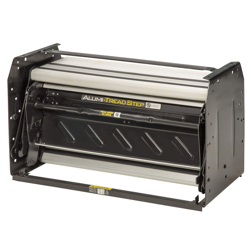 Alumi-Tread Triple Manual Step Lippert Components , Black