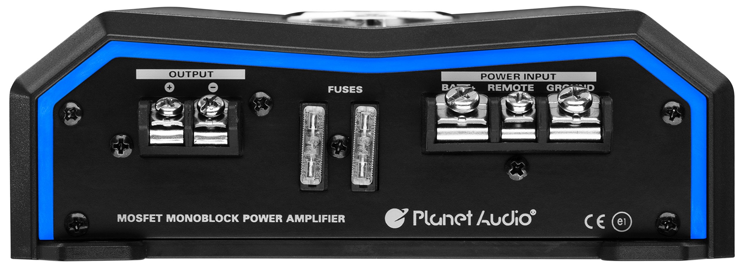 Planet Audio Monoblock PL2000.1M Car Amplifier - 2000 High Output, Low/High Level Inputs, Low Pass Crossover, MOSFET, Hook Up to Subwoofer for Bass