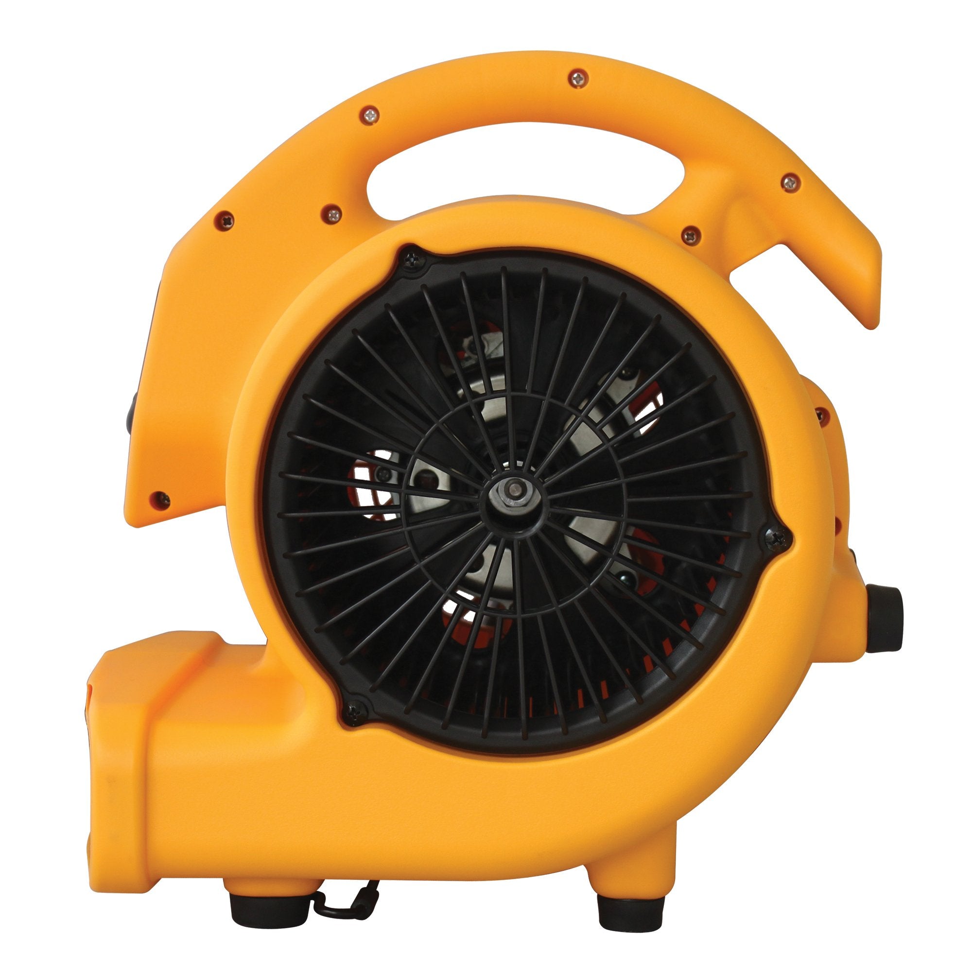 P-130A XPOWER Mini Mighty 1/5 HP 800 CFM Centrifugal Air Mover, Carpet Dryer, Floor Fan, Blower, Stackable, Daisy Chain, for Water Damage Restoration, Janitorial, Plumbing, Home Use, Yellow